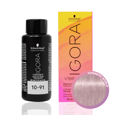 SCHWARZKOPF - IGORA VIBRANCE_Igora Vibrance 10 - 91 Violet Cendre Soft Toner_Cosmetic World
